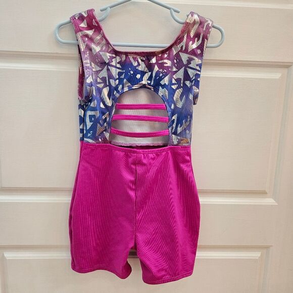 Cat & Jack Gymnastics Biketard Lot of 2, Excellent Used Condition, XS (4/5), EUC - Picture 5 of 11